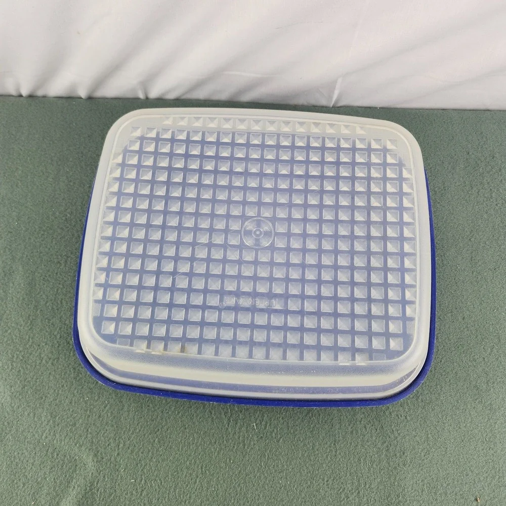 Tupperware vintage blue